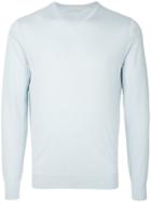 Gieves & Hawkes Round Neck Sweater - Blue