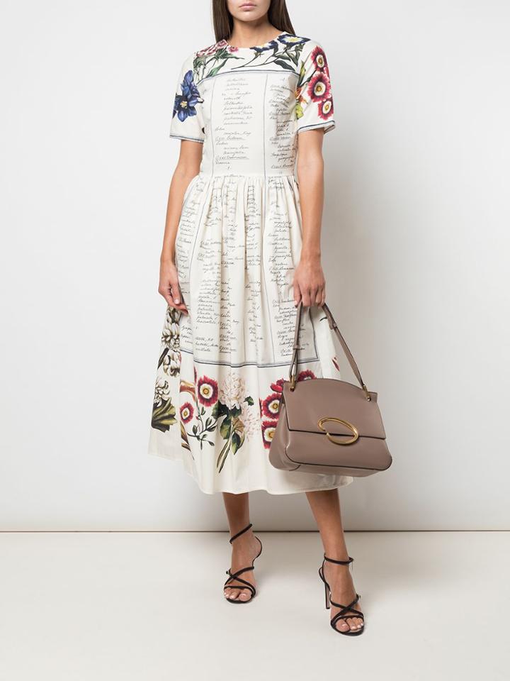 Oscar De La Renta Remedy Shoulder Bag - Grey