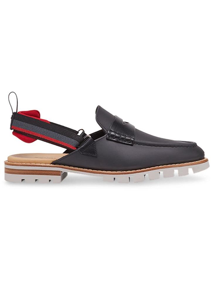 Fendi Slingback Hybrid Loafers - Black