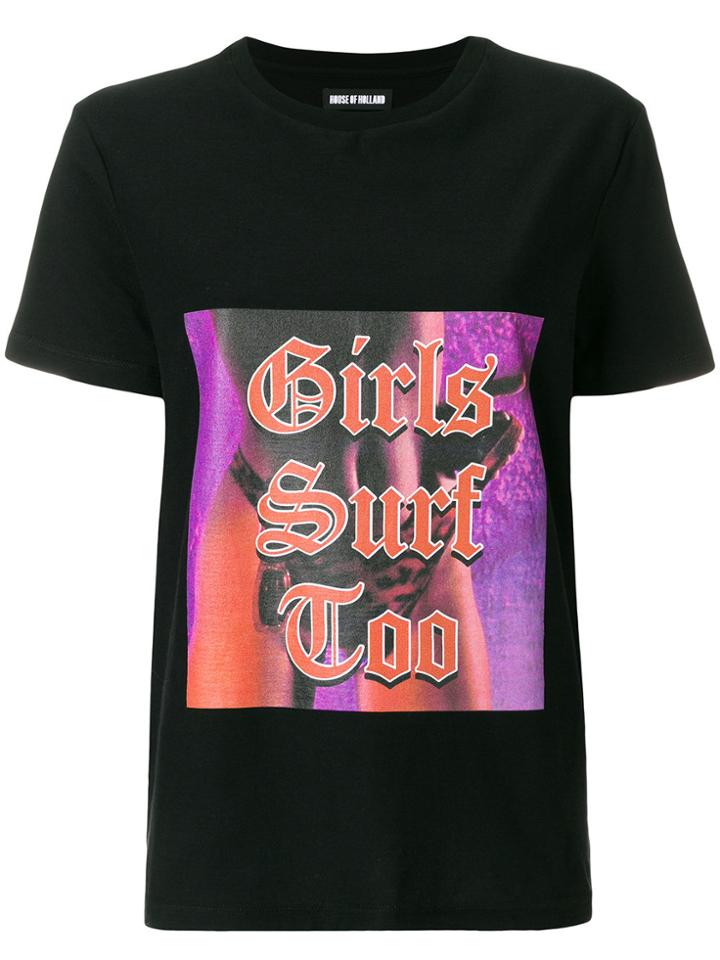 House Of Holland Girls Surf Too T-shirt - Black