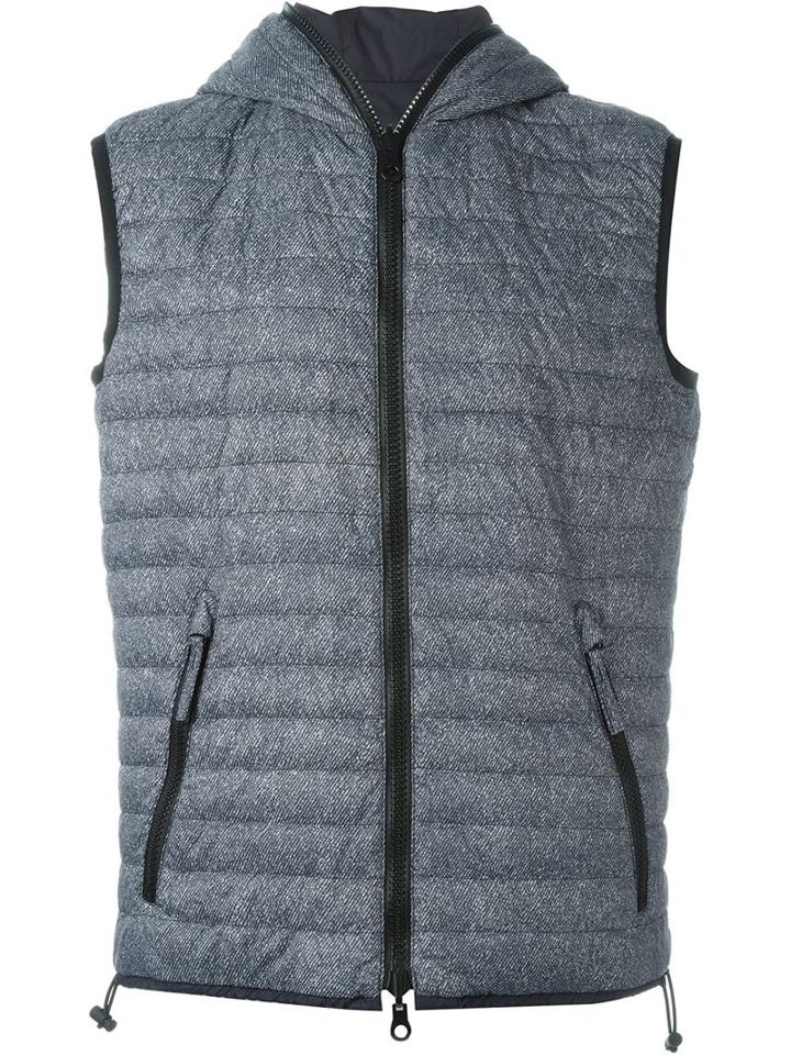Duvetica Esacotre-erre Padded Gilet, Men's, Size: 52, Grey, Polyamide/polyurethane