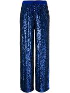P.a.r.o.s.h. Sequinned Trousers - Blue
