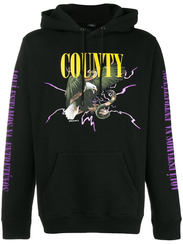 Marcelo Burlon County Of Milan Eagle Hoodie - Black