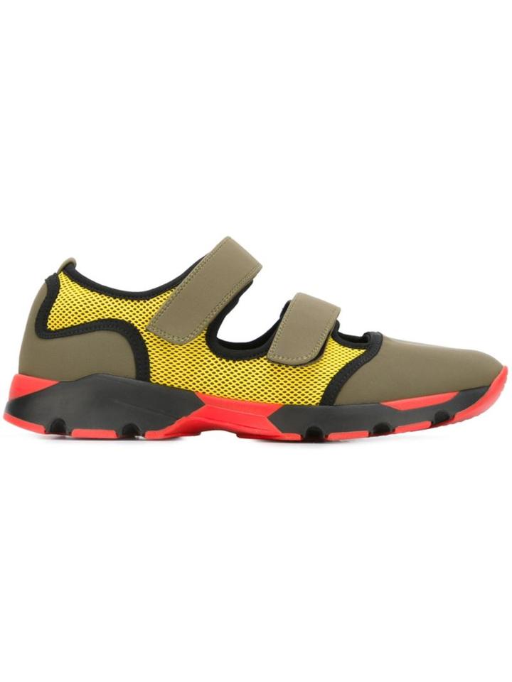 Marni Colour Block Velcro Strap Sneakers