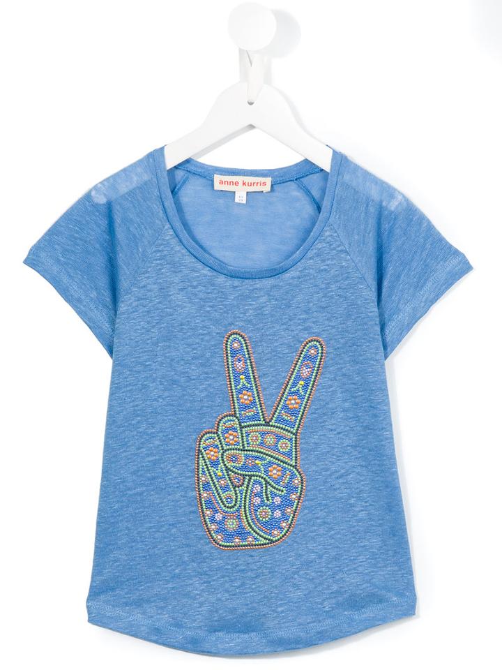 Anne Kurris Spice Peace T-shirt, Girl's, Size: 8 Yrs, Blue