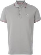 Moncler - Classic Polo Shirt - Men - Cotton - Xxl, Grey, Cotton