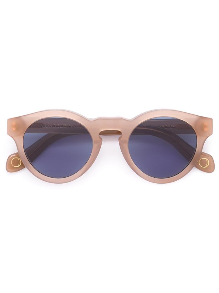 Monocle Eyewear 'marte' Sunglasses - Nude & Neutrals