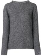 Fabiana Filippi Embellished Neck Line Sweater - Grey