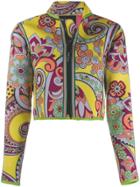 Etro Printed Cropped Jacket - Multicolour