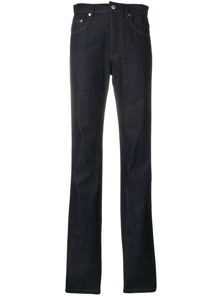 Helmut Lang Straight Leg Jeans - Blue