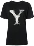 Yohji Yamamoto Signature Y T-shirt - Black