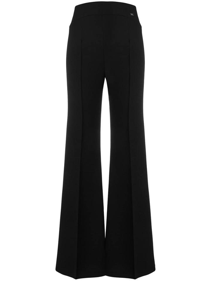 Elisabetta Franchi High Rise Palazzo Trousers - Black