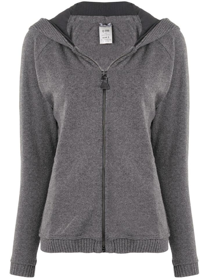 Kristensen Du Nord Knitted Hooded Jacket - Grey