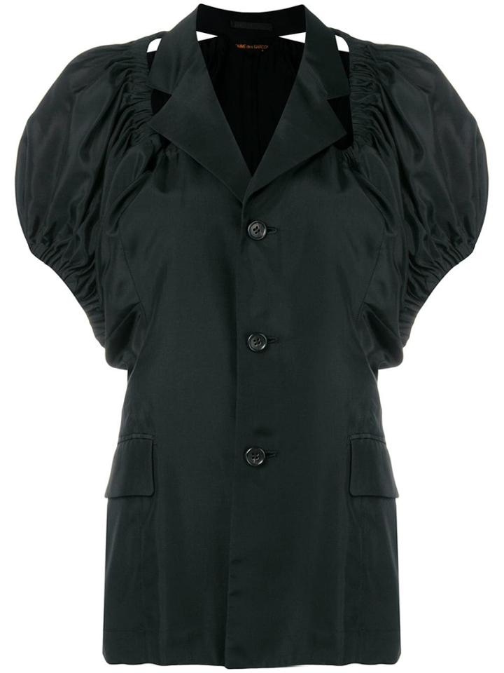 Comme Des Garçons Vintage 1989 Off-the-shoulder Jacket - Black