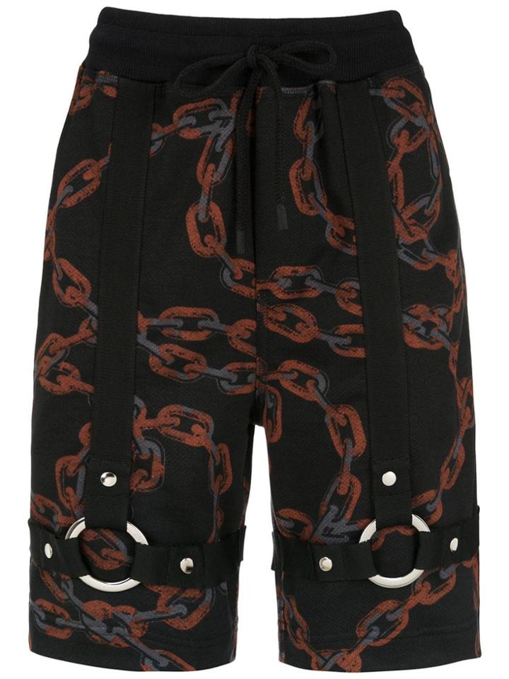 À La Garçonne Correntes Sweat Shorts - Black