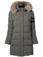 Guild Prime Zipped Padded Coat, Women's, Size: 3, Green, Polyester/rayon/polyurethane