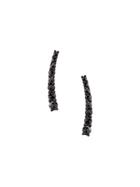 Alinka Dasha Black Diamond Small Slider Earrings - Metallic