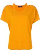 Steffen Schraut Off-the-shoulder T-shirt - Yellow & Orange