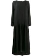 Semicouture Full Length Day Dress - Black