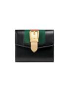 Gucci Sylvie Leather Wallet - Black