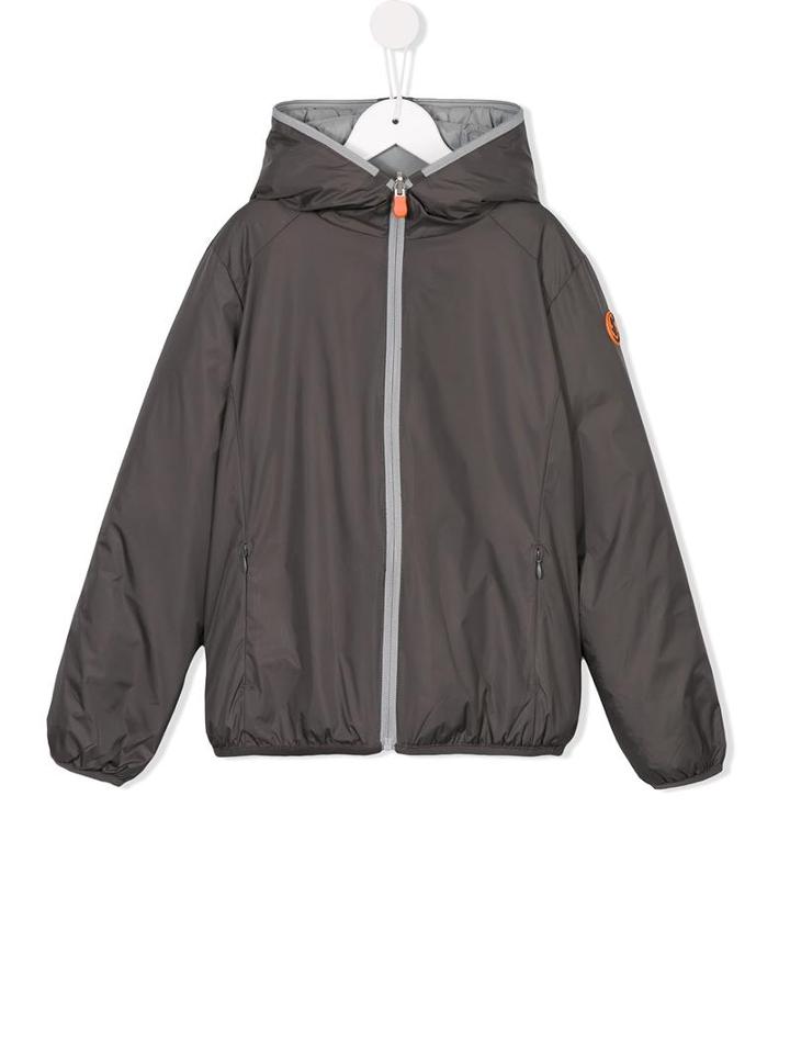 Save The Duck Kids Reversible Padded Jacket, Boy's, Size: 10 Yrs, Grey