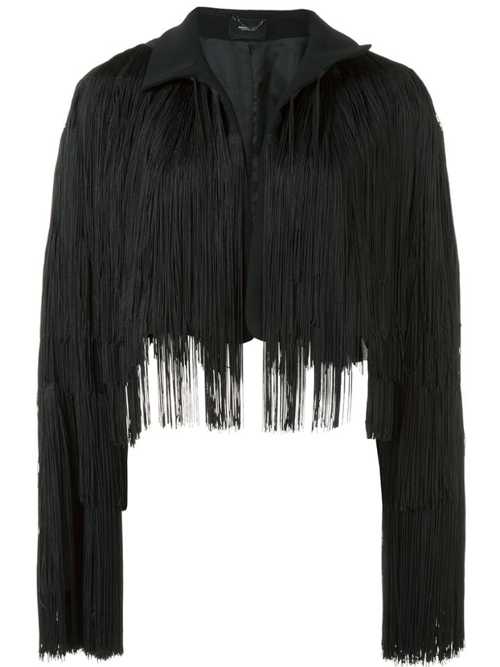 Rachel Comey Cropped Fringe Jacket - Black