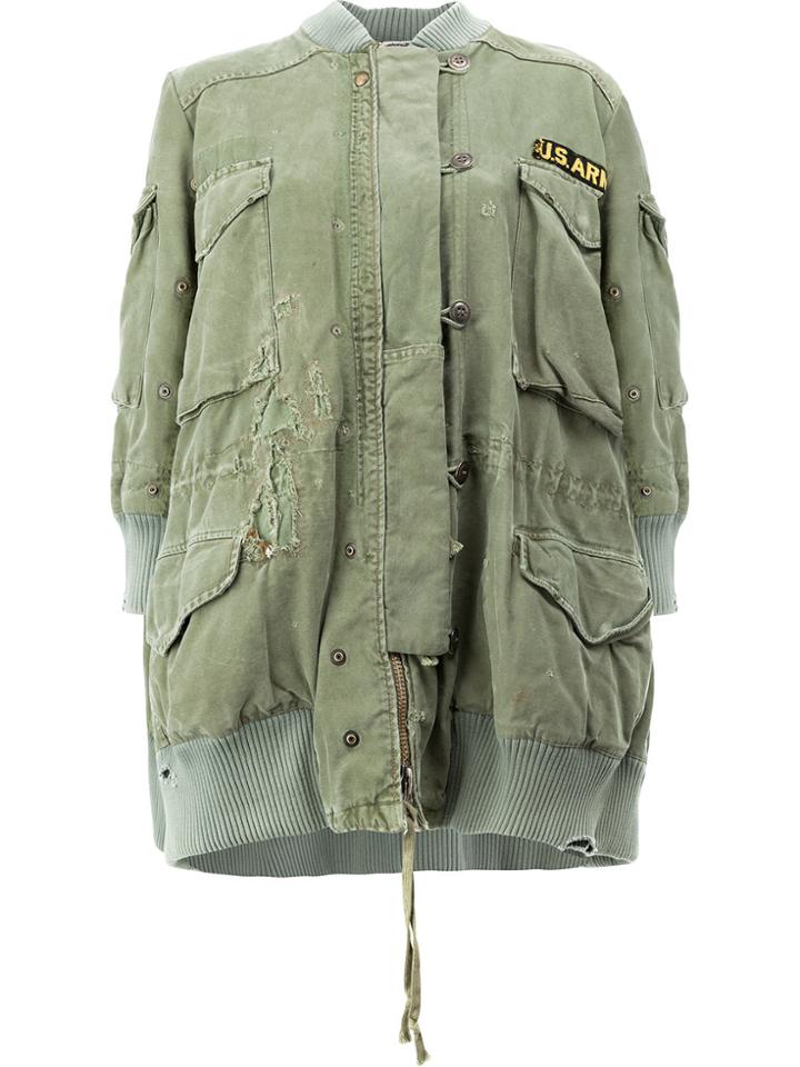 Greg Lauren Military Parka - Green