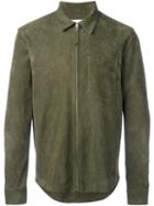 Our Legacy - Suede Shirt Jacket - Men - Leather - 46, Green, Leather
