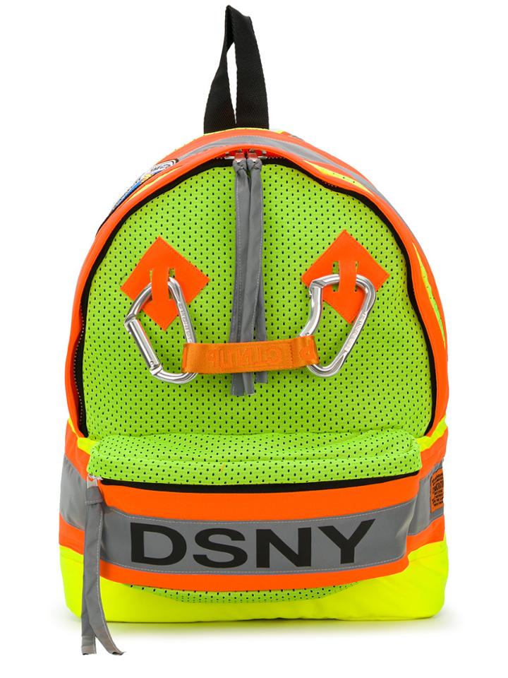 Heron Preston Logo Backpack - Yellow & Orange