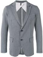 Armani Jeans - Striped Blazer - Men - Cotton/spandex/elastane - 52, Blue, Cotton/spandex/elastane