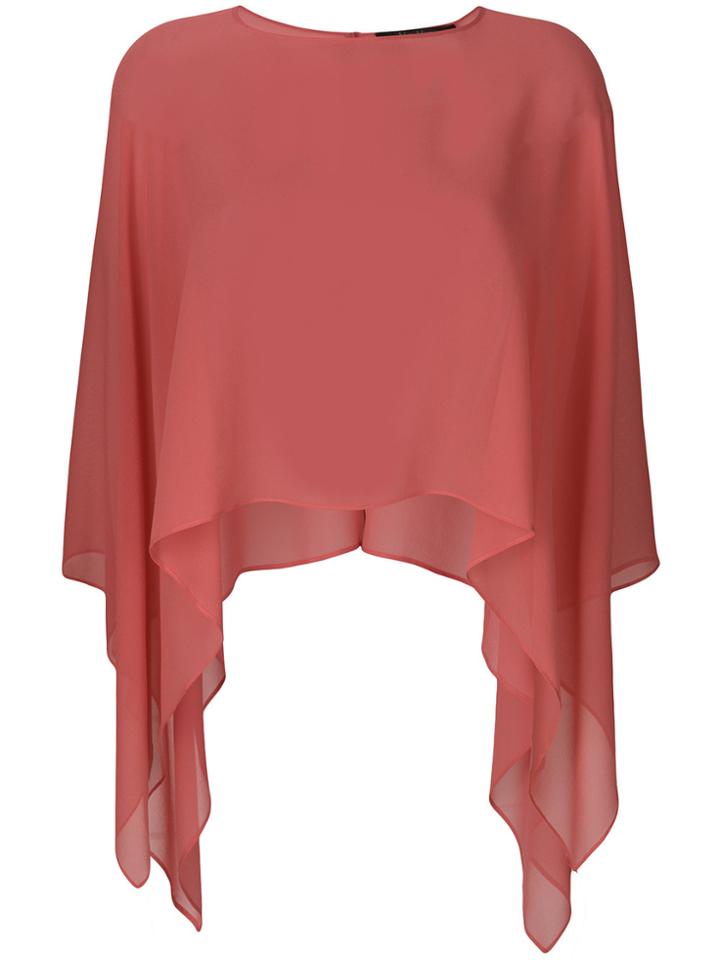 Max Mara Sheer Floaty Top - Pink & Purple