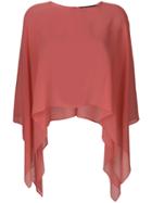 Max Mara Sheer Floaty Top - Pink & Purple