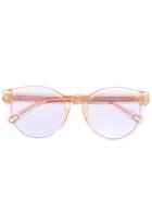 Chloé Eyewear Oval Sunglasses - Neutrals