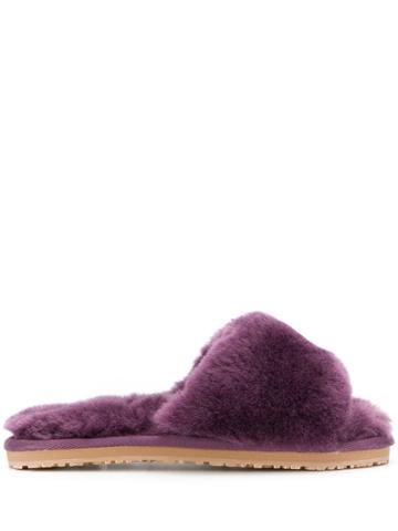 Mou Open-toe Slide Sandals - Purple