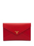 Prada Saffiano Document Holder Set - Red