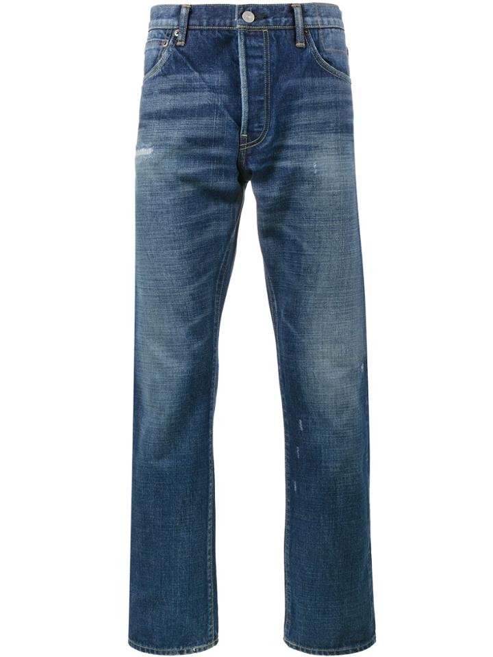 Visvim Social Sculpture 11 Damaged 12 Jeans - Blue