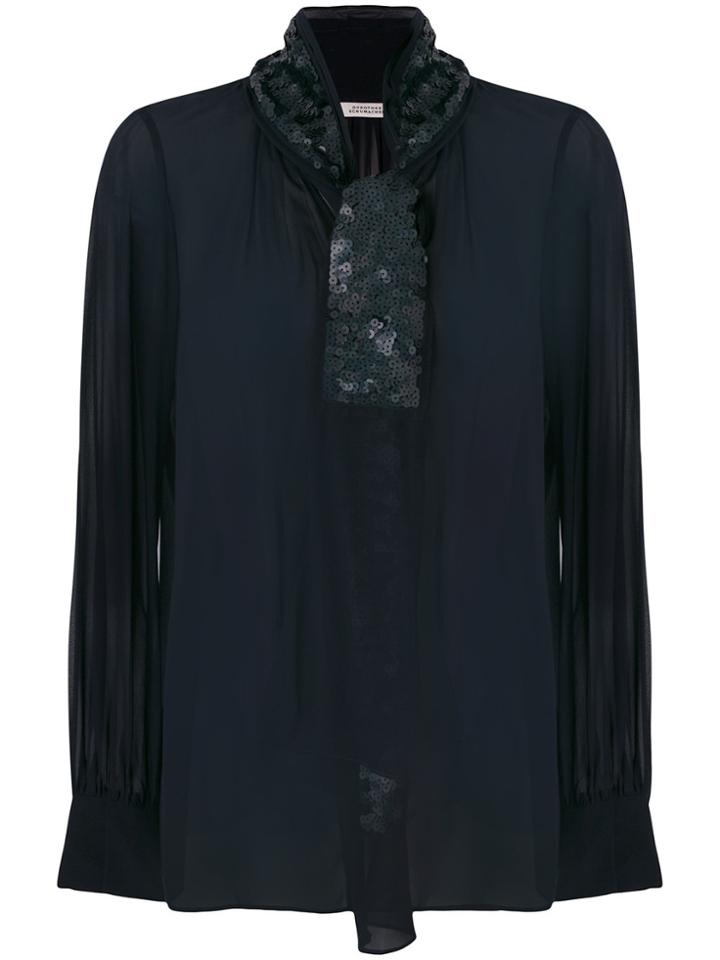 Dorothee Schumacher Embellished Sequin Blouse - Blue
