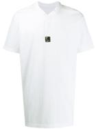 11 By Boris Bidjan Saberi Front Button T-shirt - White