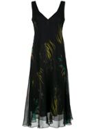Mara Mac Foliage Print Midi Dress - Unavailable
