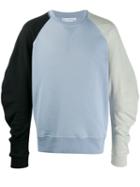 Jw Anderson Colour Block Sweatshirt - Blue