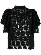 Isabel Marant Étoile Victorian Lace Blouse - Black