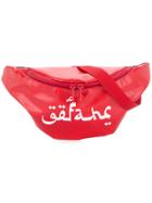 Undercover Logo Printed Bum Bag - Red