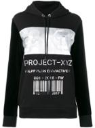 Philipp Plein Xyz Code Hoodie - Black