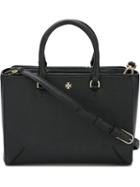 Tory Burch - Small Tote - Women - Calf Leather/leather - One Size, Black, Calf Leather/leather