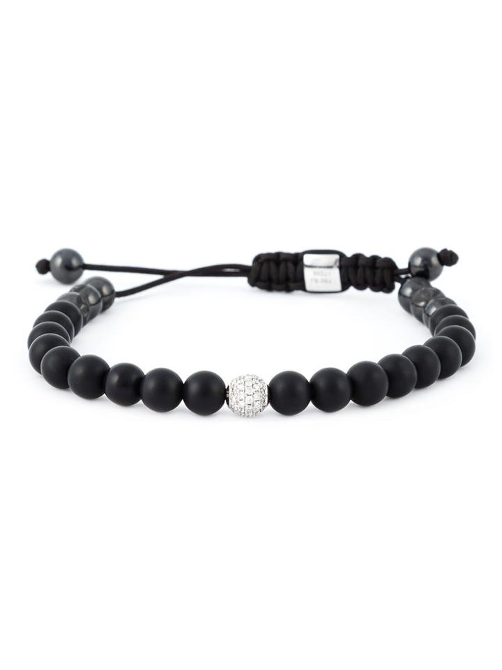 Shamballa Jewels Beaded Bracelet, Women's, Black