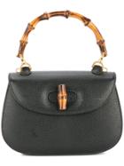 Gucci Vintage Bamboo Mini Handbag - Black