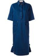 Marni Denim Midi Dress, Women's, Size: 44, Blue, Cotton