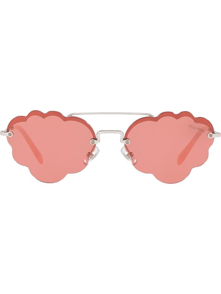 Miu Miu Eyewear Miu Miu Noir Sunglasses - Pink