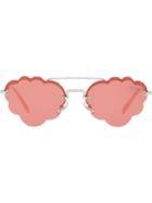 Miu Miu Eyewear Miu Miu Noir Sunglasses - Pink