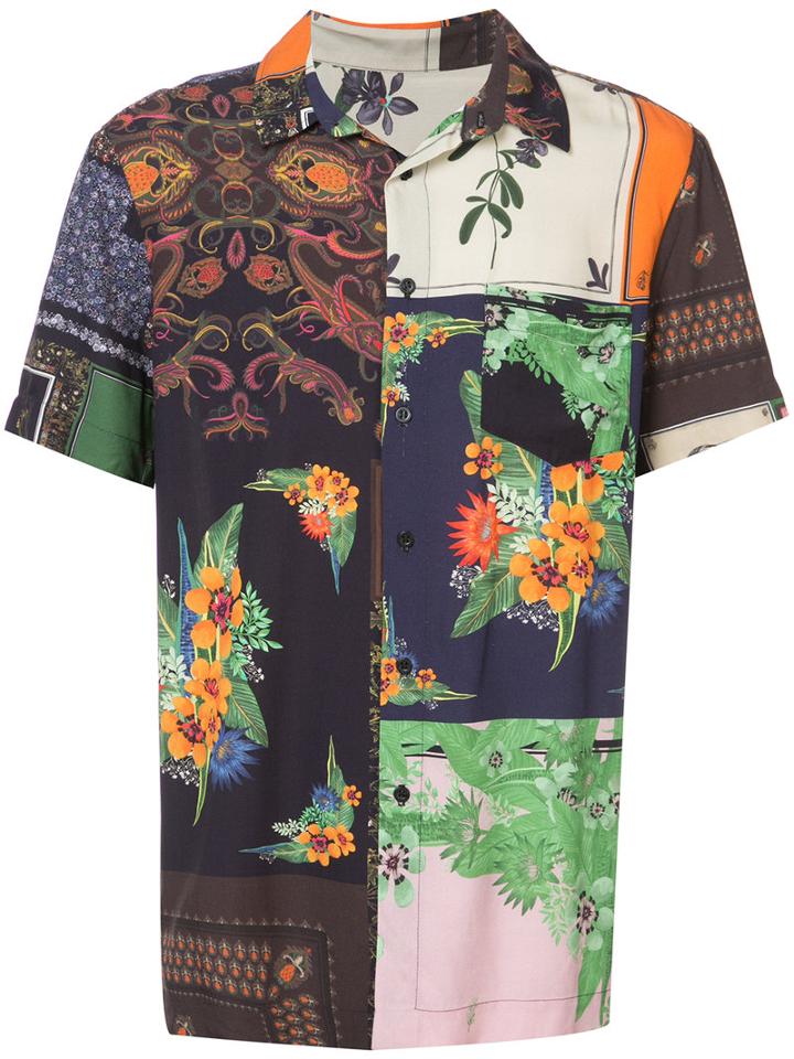 Osklen - Patchwork Print Shirt - Men - Viscose - M, Viscose